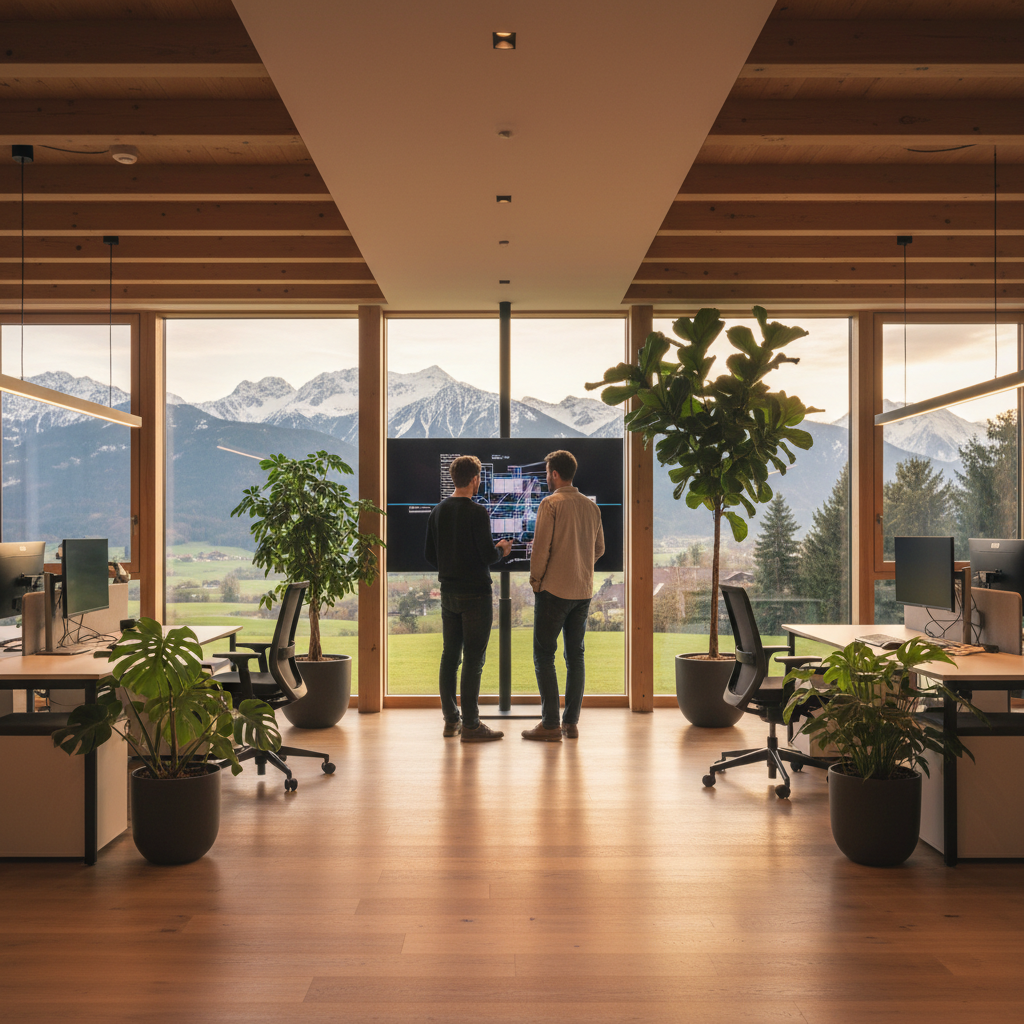 Modernes Büro RA-MICRO Traunstein